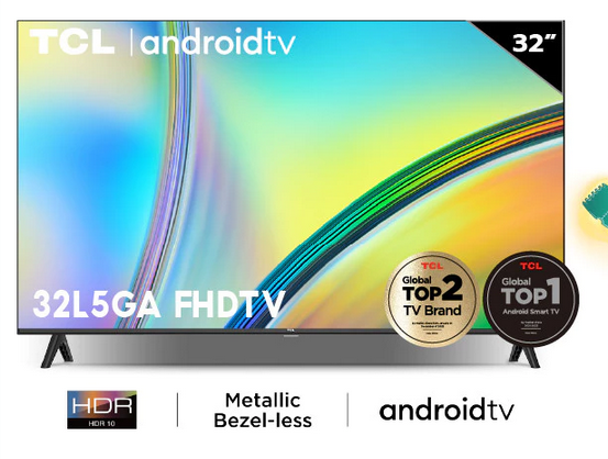 TCL ทีวี 32 นิ้ว FHD 1080P Android 11.0 Smart TV