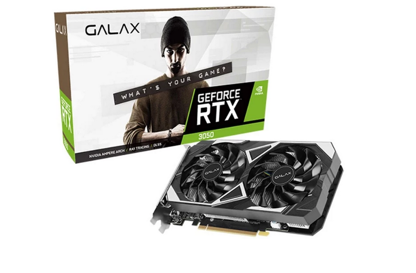 GALAX GEFORCE RTX 3050 6GB EX (DVI) - 6GB GDDR6